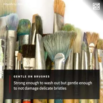 Pink Soap 00132-66 12-Ounce Brush Cleaner and Conditioner