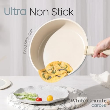 CAROTE Nonstick Cookware Set with Removable Handle