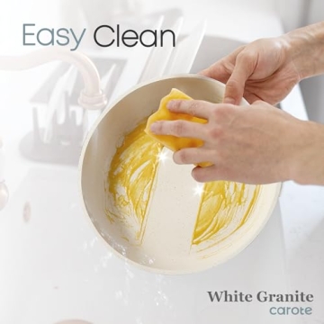 CAROTE Nonstick Cookware Set with Removable Handle