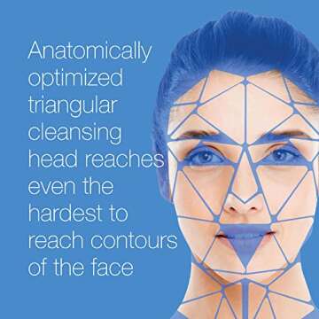 Bio-Therapeutic bt-Sonic Facial Cleansing Brush, Ultrasonic Handheld Silicone Face Cleanser, Exceptional Quality Water Resistant Face Exfoliator