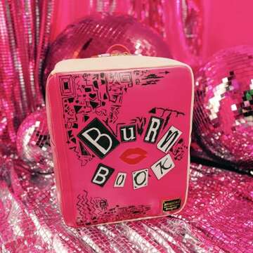 Loungefly Paramount: Mean Girls - Burn Book Mini-Backpack, Amazon Exclusive