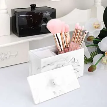 Luxspire Cotton Swab Holder for Stylish Organization