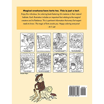 Laugh Out Loud with the Farting Magical Creatures Coloring Book