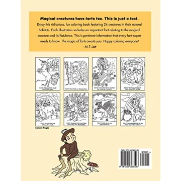 Laugh Out Loud with the Farting Magical Creatures Coloring Book