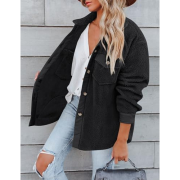 ZESICA Women's Winter Cozy Sherpa Fleece Jacket