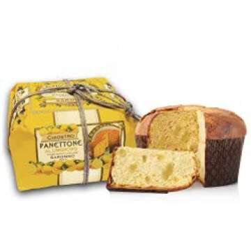 Panettone Lemon Cream in Easter Spring Collectible Tin Imported from Italy 750g
