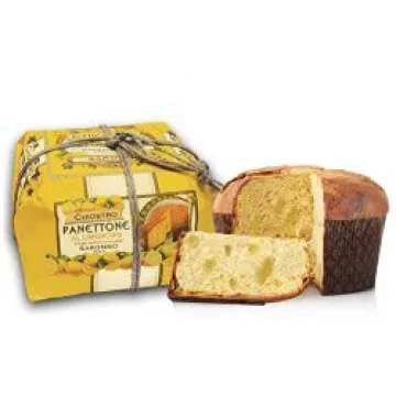 Panettone Lemon Cream in Easter Spring Collectible Tin Imported from Italy 750g