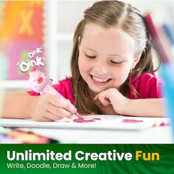 BUNMO Cute Pens for Girls - Cute Gel Pens w/Soft Grip & 24 Refills Included - Gifts for Tween Girls - Designed for Squeezing - Fun Pens for Kids - Pens for Teens - Squishy 12 Pack