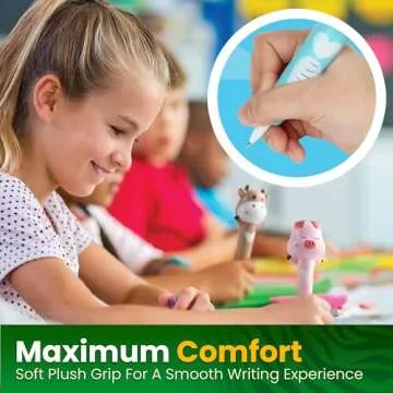 Cute & Fun Squishy Zodiac Pens for Kids - 12 Pack