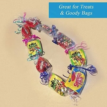 JOYIT 100 ft Clear Cellophane Wrap - Durable 3 Mil Roll