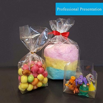 JOYIT 100 ft Clear Cellophane Wrap - Durable 3 Mil Roll