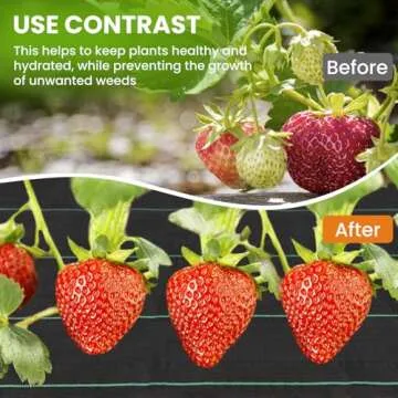 Durable 6x300FT Weed Barrier Fabric for Effective Weed Control