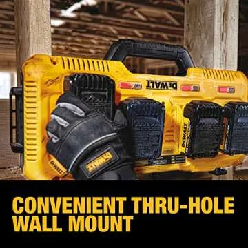 DEWALT 20V MAX* 4-Port Rapid Charger - Fast & Efficient