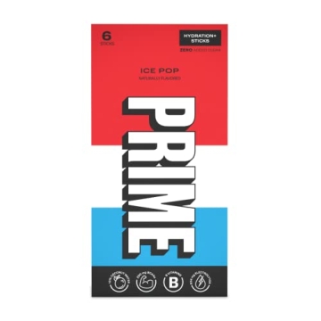 PRIME HYDRATION+ Sticks ICE POP Vegan Electrolyte Powder