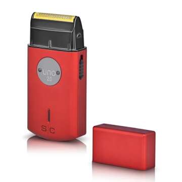 StyleCraft Uno 2.0 Cordless Foil Shaver - Portable & Premium Gold Titanium Head