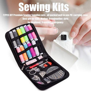 OFONE 72 PCS Sewing Kit for Adults Kids Travelers