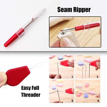 OFONE 72 PCS Sewing Kit for Adults Kids Travelers