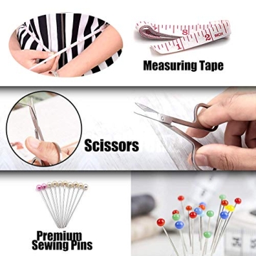 OFONE 72 PCS Sewing Kit for Adults Kids Travelers