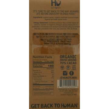 Hu Kitchen, Bar Chocolate Simple, 2.1 Ounce