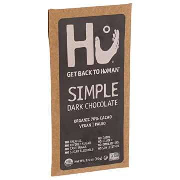 Hu Kitchen, Bar Chocolate Simple, 2.1 Ounce