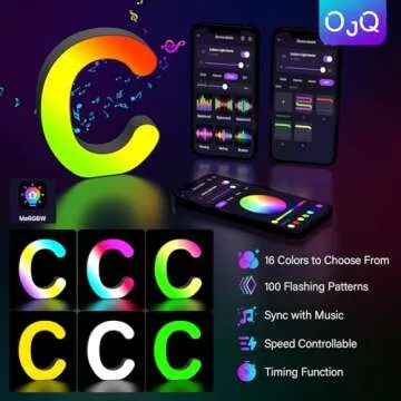 Customize OJQ Light Up Letters for Any Occasion