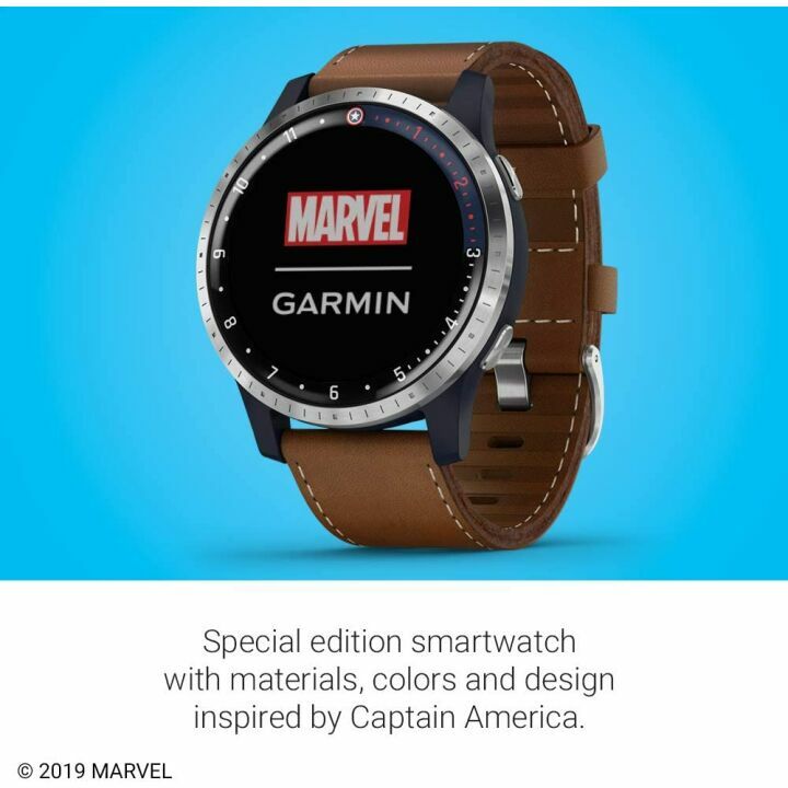 Garmin Captain America Smartwatch with Hero App