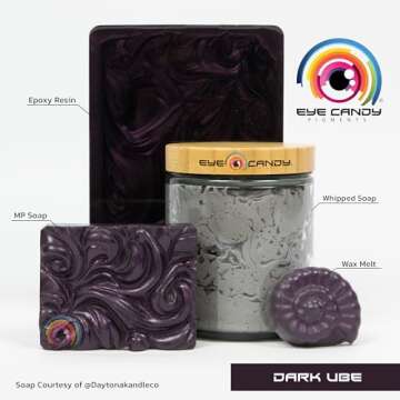 Dark Ube Mica Powder for Epoxy Resin Artwork - Eye Candy Pigments