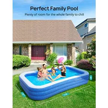Best Inflatable Swimming Pool for Family Fun 118'' x 72''