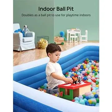 Best Inflatable Swimming Pool for Family Fun 118'' x 72''
