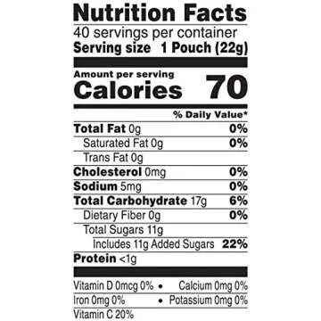 Fruity Snacks, Mixed Berry, Gluten Free, Fat Free, 32 Oz (Pack of 40)