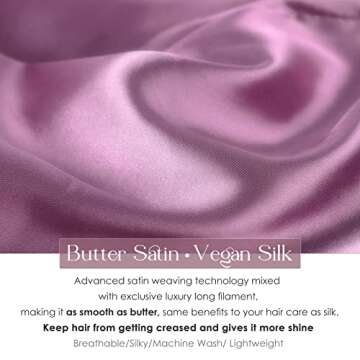 YANIBEST Satin Bonnet for Hair Care - Adjustable & Stylish