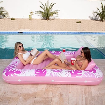 Sloosh Inflatable Tanning Pool Float for Adults