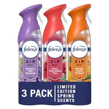 Febreze Air Mist Freshener 3-pack - Odor Fighting Scents