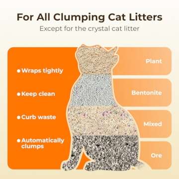 ABRCT Self-Cleaning Cat Litter Robot Box - 62L Automatic Litter Box for Multi-Cats Odor Removal APP Control Weight Sensor Pop Up Alert No More Scoop for All Breeds (White 2)