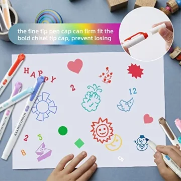 MAIKEDEPOT Pastel Highlighters - Dual Tip, No Bleed, Set of 25