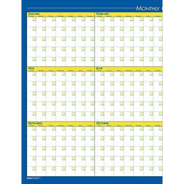 House of Doolittle Reversible 12 Month Wall Planner