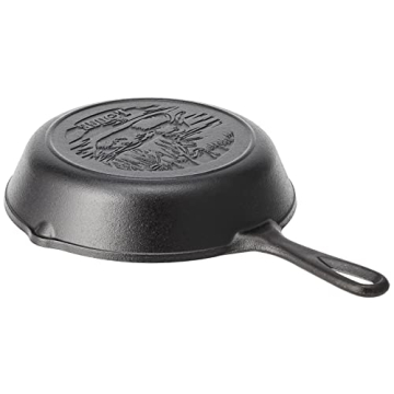 Lodge 8 Inch Cast Iron Skillet Duck Design for Cooking