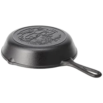 Lodge 8 Inch Cast Iron Skillet Duck Design for Cooking