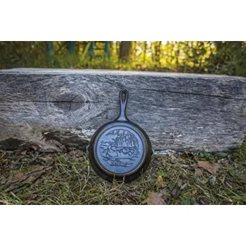 Lodge 8 Inch Cast Iron Skillet Duck Design for Cooking