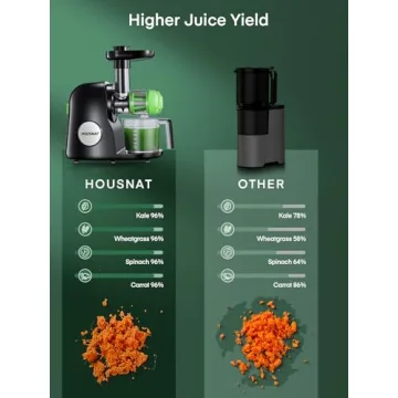 HOUSNAT Professional Celery Juicer - Easy Cold Press Juicing