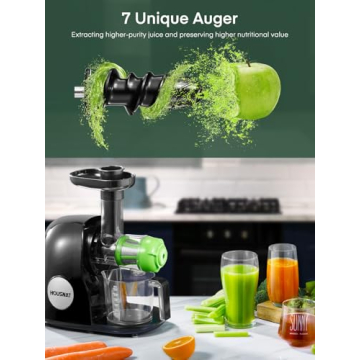 HOUSNAT Professional Celery Juicer - Easy Cold Press Juicing
