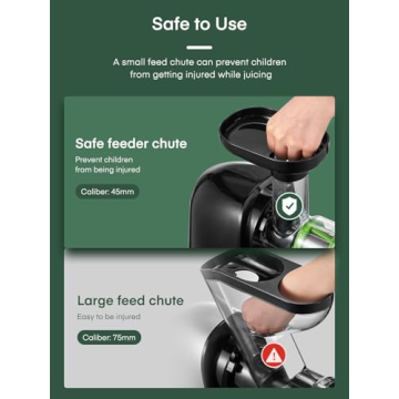 HOUSNAT Professional Celery Juicer - Easy Cold Press Juicing