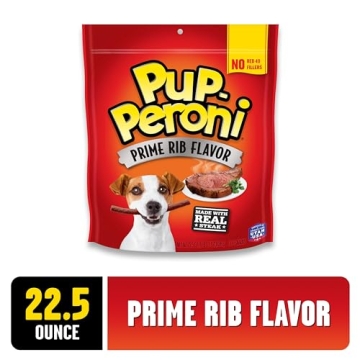 Pup-Peroni Prime Rib Flavor Dog Treats | Real Steak Snacks