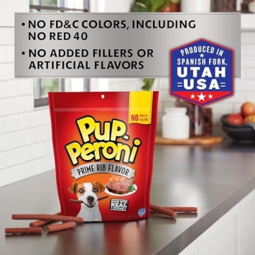 Pup-Peroni Prime Rib Flavor Dog Treats | Real Steak Snacks