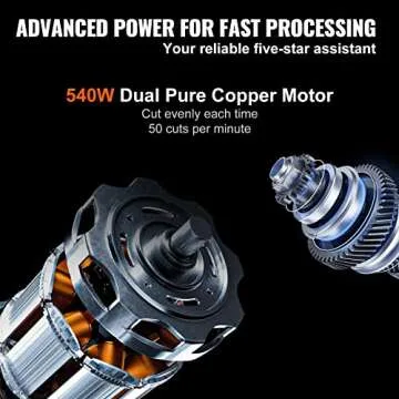 VEVOR Automatic Meat Slicer for Precise Kitchen Slicing