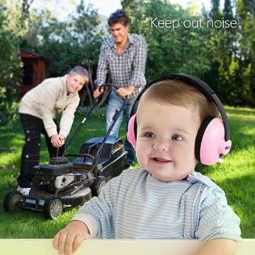 BBTKCARE Baby Headphones Noise Cancelling Headphones for Babies for 3 Months to 3 Years (Pink)