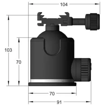 Arca Swiss Monoball Z1+ Tripod Head for Stable Shooting