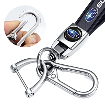 Genaughty Stylish Genuine Leather Car Keychain for Everyone