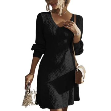 Dokotoo Womens Winter Sweater Dresses Business Casual Outfits Wear to Work Dresses Trendy Casual Lon...