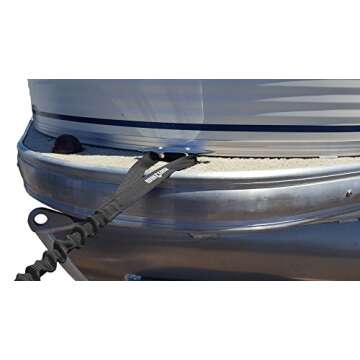 Boat Lines & Dock Ties, Dock Lines and Bungee Mooring Snubbers, Double 9-Inch Loop Ends, Made in USA...